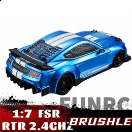 Diecast Modell FSR MOOEL GT 4WD RTR 2 4GHz 6S Borstlös 1 7 RC Simulering Elektrisk fjärrkontroll Bil Flat Racing Fordon Vuxen Barnleksaker 230703