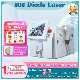 2 I 1 808 Diodelaser för permanent hårborttagning Q-Switch och YAG Portable Picosecond Laser Hair Borttagning Machine
