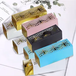 선물 랩 50pcs 크로스 레이저 컷 사탕 상자 결혼식 선물 선물 선물 상자 친교 세례 부활절 침례 베이비 샤워 파티 장식 230701