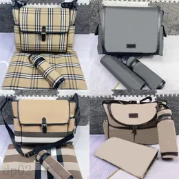 Wochenend-Mumienhandtasche, Windeln, Leder, Windelstapler, groß, weich, praktisch, faltbar, Hobos, Papa, trockene Babytasche, Designer, Mädchen, Junge, 3 Stück/Set XB049 Q2