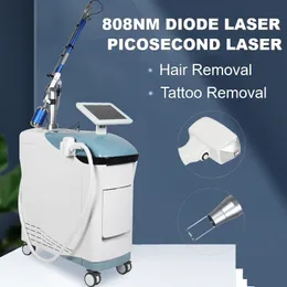 2 IN 1 Laser Per La Rimozione Dei Capelli Macchina Per La Rimozione Delle Lentiggini 808nm Diodo Laser Depilatore Cura Della Pelle 1064nm Pico Laser Pigmento Del Tatuaggio Rimuovi Sopracciglio Lavaggio Attrezzature Per La Bellezza