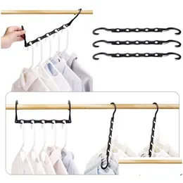 Hangers Racks Magic Space Saving For Clothes Dorms Bedroom Apartments Clothing Rack Suitable Jackets Sweaters Shirts Drop Delivery Dhvtw