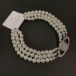 Halsketten-Kette für Frauen, Party, Hochzeit, Liebhaber, Geschenk, Braut-Halskette, Designer-Kanal-Schmuck, mit Flanell