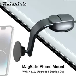 吸引カップ付き車の電話ホルダーiPhone用フロントガラス携帯電話マウント14 13 12 Pro Max CarアクセサリークレードルL230619