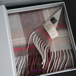 Designer Original Bur Home Zimowe szaliki na sprzedaż Brytyjski Mokka Klasyczny Kaszmirowy Szalik z Pure dla Mężczyzn i Kobiet Brązowa Plaid Para Szyi w