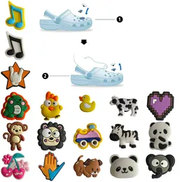 Shoe Parts Accessories Pattern Charm For Clog Jibbitz Bubble Slides Sandals Pvc Decorations Christmas Birthday Gift Party Favors Car Otfxx