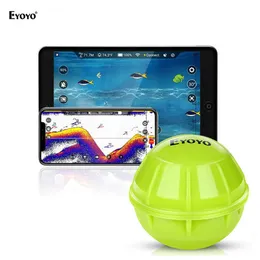 Fish Finder Eyoyo trådlöst fiskeekolod Bärbart ekolod för fiske Smart Bluetooth ekolod ekolod djupare sondeur peche HKD230703