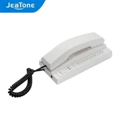 Ljuddörrtelefoner JeatOne 2.4 GHz trådlös laddad ljuddörrtelefon Intercom System Secure Interphone Telefonsfall för Home Warehouse Office 230701