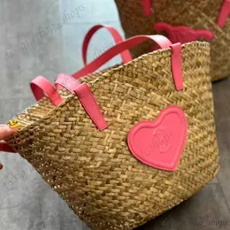 Designer bag beach bag raffia straw bag beach bag simple atmosphere light bamboo woven bag type vegetable basket the tote bags women summer bag 230417