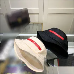 Wide Brim Hats Classic Bucket Hat Designer Women Men Luxury Brand Brimmed Outdoor Fishing Letter P Sun Cap Summer Fit Drop Delivery Dhbhw