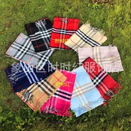 Fashion winter scarves retail for sale Checkered Scarf 2023 Autumn Winter New Flow Must Be Thickened and Extended Warm Checked Shawl