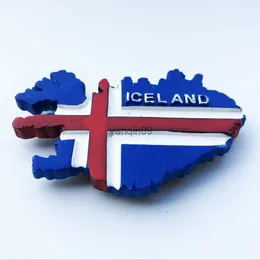 Iceland Costumes 3D Fridge Magnets Souvenirs Refrigerator Magnetic Stickers Gift Collection L230626