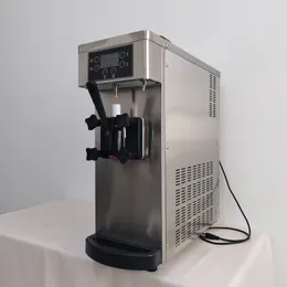 LINBOSS Commercial Soft Serve Ice Cream Makers Machine Pojedyncza głowica Kolorowy ekran Vending 220V