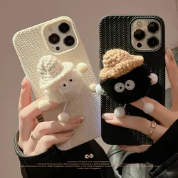 Plush for iphone14 phone case for Apple 13pro max Couple 14pro Briquettes 12 for 11/8/x silicone