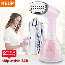 REUP Pulitore a Vapore per Vestiti da Stiro Domestico 1500W Mini Piroscafo Portatile per Abbigliamento Mini Ferro da Stiro Elettrodomestici per Lavanderia Domestica 15s Riscaldamento Rapido