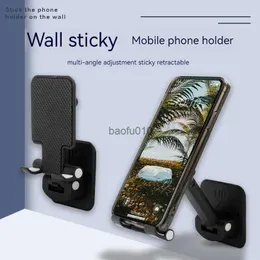 Adjustable Wall Phone Holder Stand Wall Mount Car Phone Holder Phone Bracket For Kitchen Washroom Cell Phone Accessories L230619