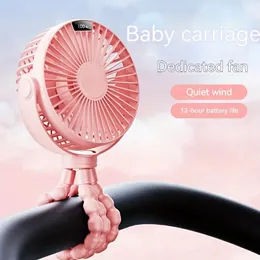 Portable Fan Battery Powered, Small Stroller Fan, With Flexible Tripod Clip On Baby, USB Rechargeable And Handheld Cooling Fan, For Travel, Car Seats, Camping, And Bedrooms