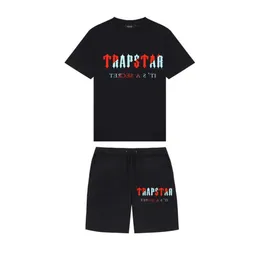 T-shirt da uomo Marca TRAPSTAR Abbigliamento T-shirt Tuta Imposta Harajuku Top Tee Divertente Hip Hop Colore T Shirt Beach Pantaloncini casual Design allentato558