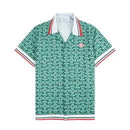 Herren-Designer-Hemd, Sommer, kurzärmlig, lässig, Button-up-Hemd, bedrucktes Bowling-Hemd, Strand-Stil, atmungsaktive T-Shirt-Kleidung #623
