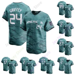 Camisa ASG 2023 Jonah Heim Diaz Semien Jung Corey Seager Randy Arozarena Bautista Cano Castillo Clase Cole Eovaldi Gausman Gray Jansen Lorenzen McClanahan Valdez