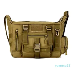 Borsa a tracolla militare uomo donna grande zainetto resistente all'acqua con messenger a tracolla Molle per caccia campeggio trekking all'aperto