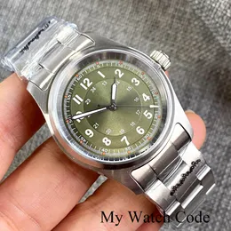 Inne zegarki Tandorio 200m Waterproof Field NH35 PT5000 Ruch 36 mm Lady Men Stael Sport Mechanical Wristwatch Sapphrie Glass Pilot 230725