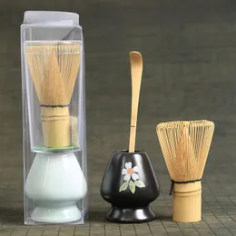 Mills Japanese Ceremony Bamboo Matcha Practical Powder Whisk Coffee Green Te Brush Chasen Tool Grinder Borstar Te TEALS