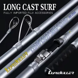 Canne da pesca per barche Lurekiller Japan Full Fuji Surf Rod 4 20M T Carbon 3 sezioni 80 150G 100 250G 200 400G canne da casting 230704