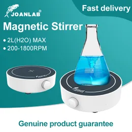 Other Electronic Components JOANLAB Mini Magnetic Stirrer Laboratory Supplies Mixer With Stir Bar Liquid Lab AC 100240V EU USA UK AU Plug 230703