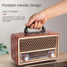 Altoparlanti Retro Portable Wireless Radio Music Player AM/FM/SW multifunzione Subwoofer altoparlante Bluetooth di alta qualità TF/SD Card Player