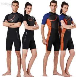 Wetsuits Drysuits Dive Sail 1.5mm Neopren Wetsuit Tek Parça Sıcak Yüzme Mayo Yüzme Balıkçılık Giyim Tüplü Dalış Aksesuarları HKD230704