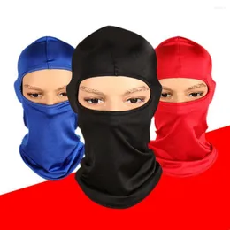 Cykelkepsar Ansiktsmask Återanvändbar Cykel Nylon Balaclava Halshuva Full Utomhus Motorcykel Ski Muti-color utrustning