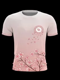 Camisetas Masculinas Kaus Berkualitas Tinggi TShirt Ukuran Besar Jersey Sakura Musim Semi Tim FlyQuest Game Pria dan Wanita Baru Z230706