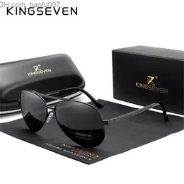 Solglasögon KINGSEVEN Design Aviation Alloy Ram HD Polarized Solglasögon för män UV400 Z230704