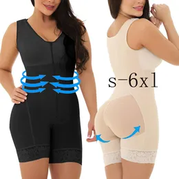 Högkompressionsformare Helkroppsformare Magkontroll Överbust Återhämtning efter förlossning Bantning Body Shaper Shapewear Fajas Colombia206L