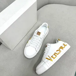 mit Originalbox Verscace SeaShell Barock Greca Sneakers Designer Männer Schuh Low-Top-Schnürschneak-Luxusmarke Casual Shoes Fashion Outdoor Runner Trainer