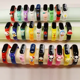 Wholesale Cartoon doll children's Electric watch waterproof LED touch bracelet men and women's Sports Watch holiday Gifts