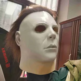 1978 Original Halloween Michael Myers Mask Cosplay Horror Bloody Killer Demon Latex Helmet Carnival Masquerade Party Costume L230704