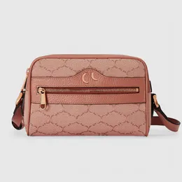 Designer Bag womens Fashion Pink Shoulder Bag Mini Carrying Tote bag Leather Canvas Bag Temperament crossbody bag 574493