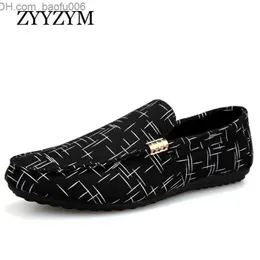 Dress Shoes Dress Shoes ZYYZYM Men Loafers Spring Summer Casual Light Canvas Youth Breathable Fashion Flat Footwear Z230706