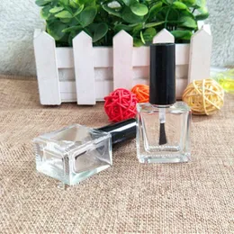 10G Nail Polish Bottle, Square Glass Bottle with Brush, Empty Nail Enamel Vial, Manicure oil packing Bottle F20171543 Qbulx