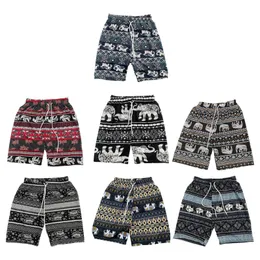 Herren-Shorts, Sommer, Strand, für Damen, Herren, Kleidung, trendig, Bohemian-Stil, Kordelzug, locker, Boho, Thailand, Elefant, kurze Hosen, Reisen, Wandern, 230703