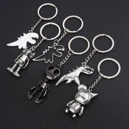Creative personality key chain simple car pendant hundred match male and female couples fashion key chain ring gift
