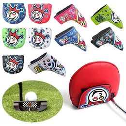 Другие продукты для гольфа PU Golf Pulter Headcover Sticker Buckle Golf Club Head Covers прочный универсальный анти-воротный давление спортивные аксессуары 230703