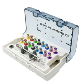 Inne higiena jamy ustnej 16 sztuk kolorowe wkrętaki dentystyczne śrubokręt dynamometryczny klucz narzędzia zestaw protetyczny uniwersalne narzędzie do naprawy implantów 230704