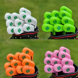 Other Golf Products TPE Golf Club Iron Headcover Lucky Clover Design Iron Head Protect Cover Wear-resistant Environmentally Friendly Iron Cover 230703