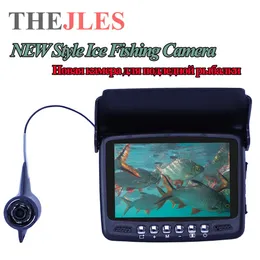 Fish Finder THEJLES 4,3 tums video Fishfinder IPS LCD-skärm kamerasats för vinter Undervattens isfiske Manual Bakgrundsbelysning Pojke/Herpresent HKD230703