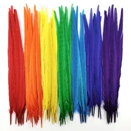 Inne narzędzia ręczne hurtownia 40-45cm ogon bażanta pióra Diy Craft Plumas Decorativas akcesoria karnawałowe długie Natur Feather ozdoby na środek stołu 230704