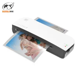 Laminating Machines OSMILE SL289 Desktop Laminator Machine Set A4 Size and Cold Lamination 2 Roller System 9 inches Max Width for A4A5A6 230704