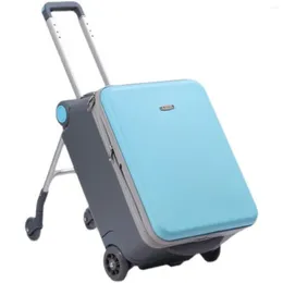 スーツケース 赤ちゃんは座って乗ることができます 怠惰な荷物 旅行用トロリー スーツケース 子供用スクーター
